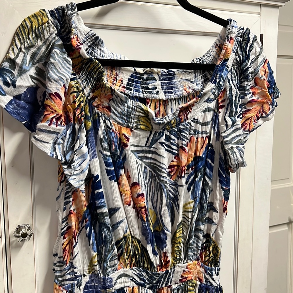 Rip Curl floral maxi dress.